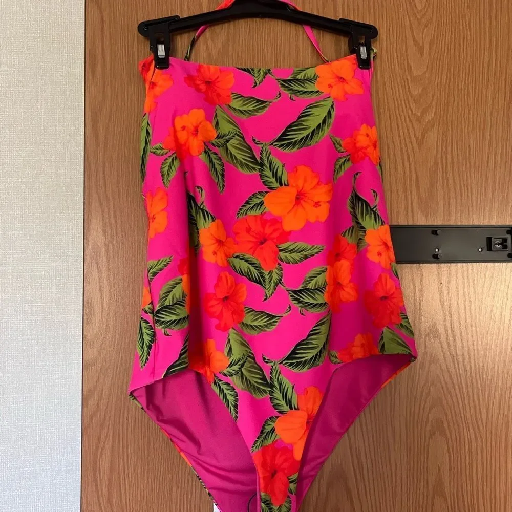 Beach Riot Pink Floral One-Piece Swimsuit - Picture 2 of 5